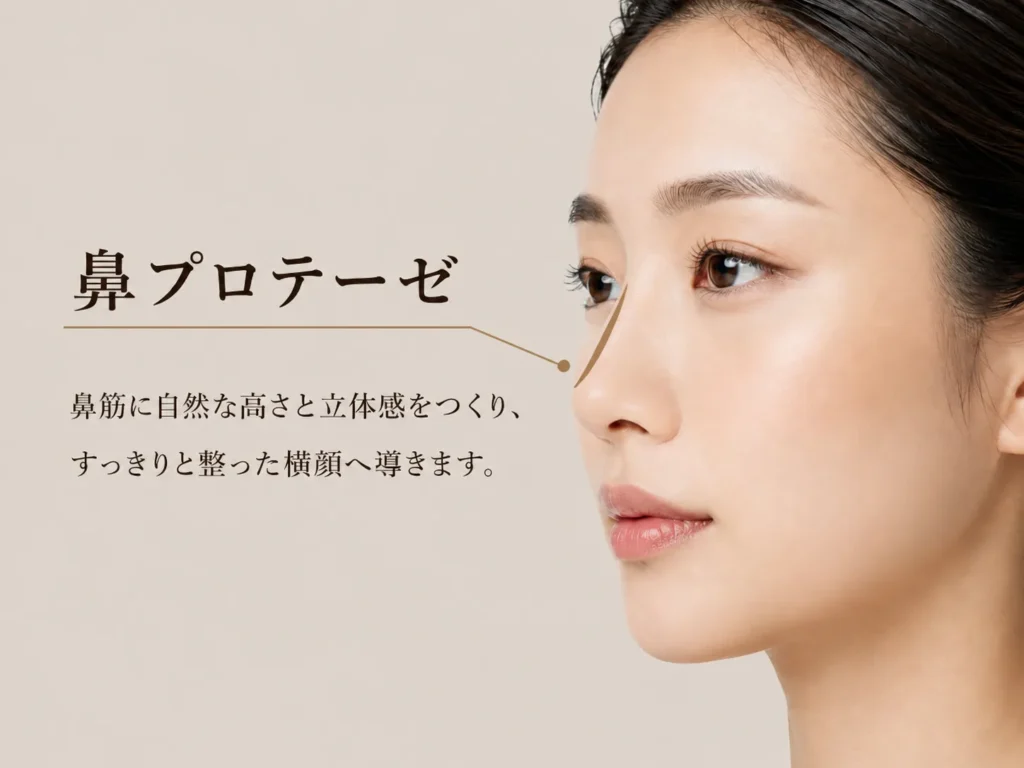 鼻プロテーゼの施術イメージ画像