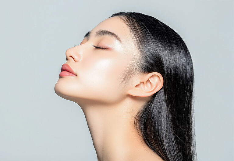 ぼやけたフェイスラインを、シャープなVラインにしたい方