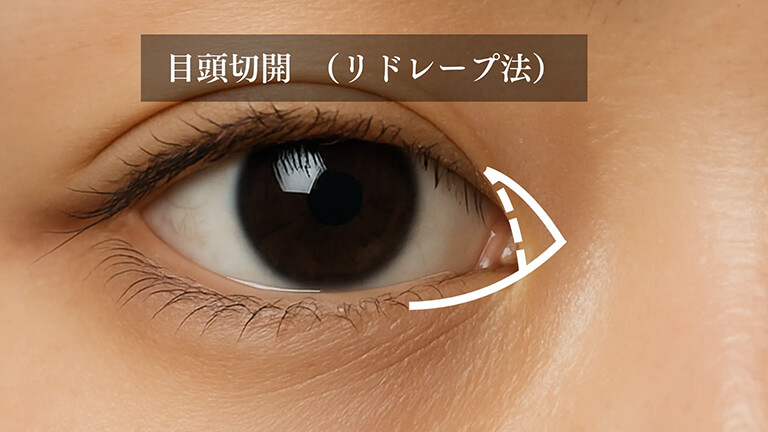 目頭切開(リドレープ法)