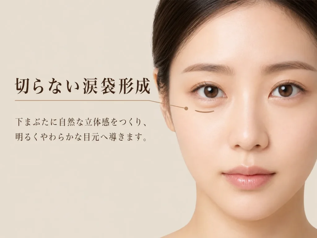 切らない涙袋形成術のイメージ画像